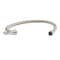Quickfitting 1/2in Push-to-Connect Angle Valve x 1/2in FIP x 24in Length Faucet Connector Hose LF747AR - alternate 2